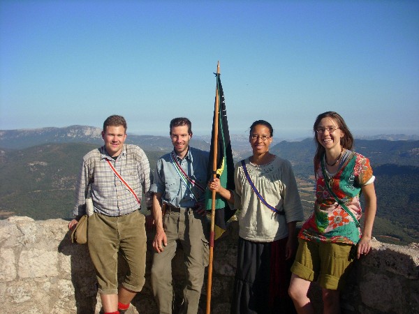 Gruppenbild in Peyrepertuse