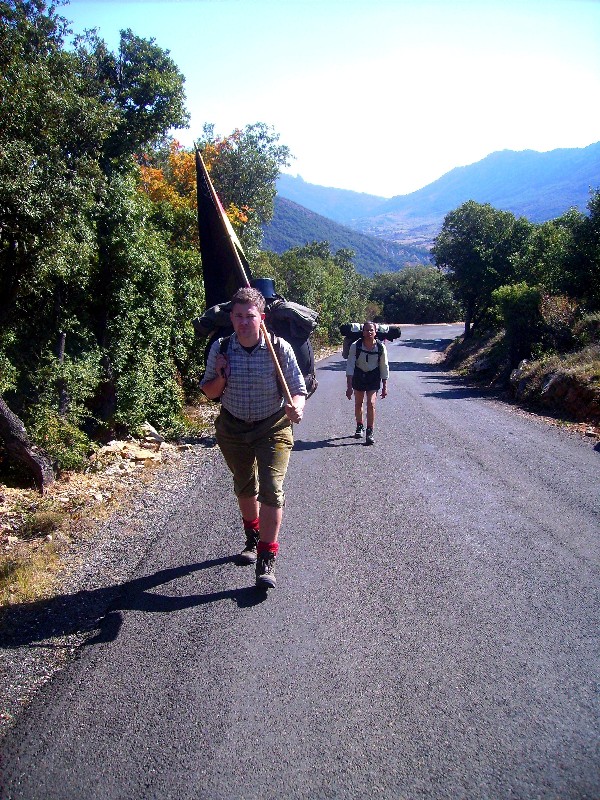 Weg nach Peyrepertuse